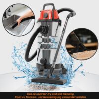 TIMBERTECH® Industriestaubsauger 2300W 30L Blasfunktion 3 Filter