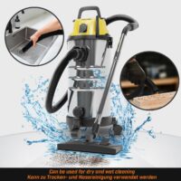 TIMBERTECH® Industriestaubsauger 2300W 30L Blasfunktion 3 Filter