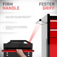 TIMBERTECH® Werkstattwagen 2 Schubladen Werkzeugkiste auf Rollen