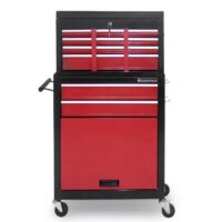 TIMBERTECH® Werkstattwagen 2 Schubladen Werkzeugkiste auf Rollen