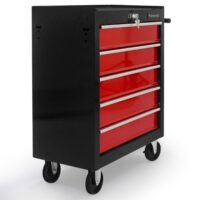 TIMBERTECH® Werkstattwagen 5 Schubladen abschliessbar auf Rollen