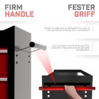 TIMBERTECH® Werkstattwagen 5 Schubladen abschliessbar auf Rollen