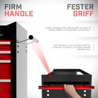 TIMBERTECH® Werkstattwagen 7 Schubladen abschliessbar auf Rollen