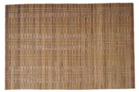 6-teiliges Tischset Bambus abwaschbar 45x30cm dunkelbraun