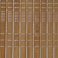 6-teiliges Tischset Bambus abwaschbar 45x30cm dunkelbraun