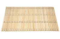 6-teiliges Tischset Bambus abwaschbar 45x30cm hellbraun