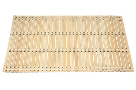 6-teiliges Tischset Bambus abwaschbar 45x30cm hellbraun