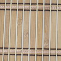 6-teiliges Tischset Bambus abwaschbar 45x30cm hellbraun