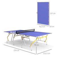 Tischtennisplatte Indoor Set klappbar mit Schlägern und Bällen