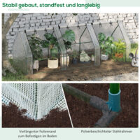 Foliengewächshaus Tomatenhaus für Balkon und Garten für Pflanzen