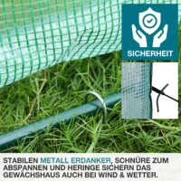 Kompaktes Tomatenhaus / Foliengewächshaus, 100x150x50cm.