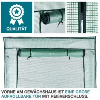 Kompaktes Tomatenhaus / Foliengewächshaus, 100x150x50cm.