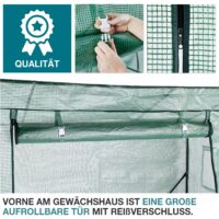 Praktisches Tomatenhaus / Foliengewächshaus, 200x173x80cm.