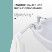 Tragbare Handspüle mit 17L Tank, ideal für Camping & Outdoor.