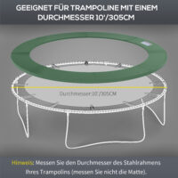 Trampolin Randabdeckung UV-beständig wasserabweisend 305cm