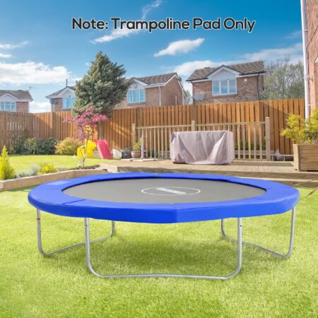 Blaue Randabdeckung als Trampolin Zubehör Set für Trampoline mit 244 cm Durchmesser