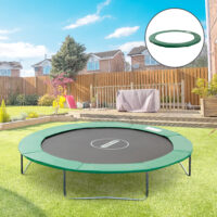 Grüne Randabdeckung als Trampolin Zubehör Set für Trampoline mit 244 cm Durchmesser