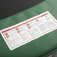 Grüne Randabdeckung als Trampolin Zubehör Set für Trampoline mit 244 cm Durchmesser