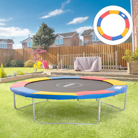 Bunte Randabdeckung als Trampolin Zubehör Set für Trampoline mit 305 cm Durchmesser