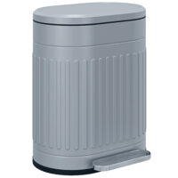 Treteimer mit Deckel Soft-Close und Inneneimer 20L grau