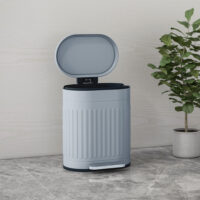 Treteimer mit Deckel Soft-Close und Inneneimer 20L grau