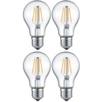 Trio LED-Leuchtmittel Filament Glühbirne E27 4W warmweiss 4er Set