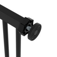Türschutzgitter für Hunde und Haustiere 74-87cm schwarz