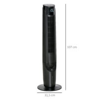 Turmventilator mit 4 Modi 3 Stufen und Timer für Zuhause