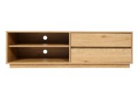 TV-Rack Fernsehtisch Lowboard Kommode mit Schublade 42x140x40cm Eiche-Optik
