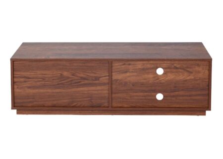 TV-Rack Fernsehtisch Lowboard Kommode mit Schublade 42x140x40cm Walnuss-Optik