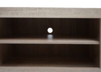 TV-Rack TV-Board Lowboard 43x180x41cm Eiche-Optik weiss