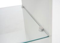 TV-Rack TV-Board Lowboard 50x144x40cm Hochglanz weiss