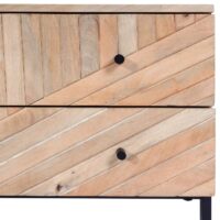 TV-Rack TV-Board Lowboard Mango Massivholz 56x145x43cm natur