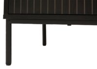 TV-Rack TV-Board Lowboard MDF 56x150x40cm Holzoptik schwarz