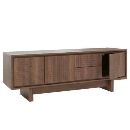 TV-Rack TV-Board Lowboard mit Schubladen 51,5x150x39,5cm braun