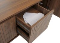 TV-Rack TV-Board Lowboard mit Schubladen 51,5x150x39,5cm braun