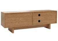 TV-Rack TV-Board Lowboard mit Schubladen 51,5x150x39,5cm Ulme natur