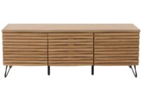 TV-Rack Lowboard TV-Schrank 3D-Design 52x142x44cm natur