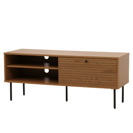 TV-Rack Lowboard TV-Schrank skandinavisch 50x120x40cm natur