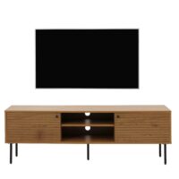 TV-Rack Lowboard TV-Schrank skandinavisch 50x150x40cm natur