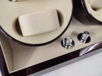 Uhrenbeweger für 4 Uhren Holz 5 Modi weinrot