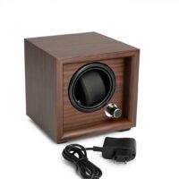 Uhrenbeweger Mr. Smith für 1 Automatikuhr – Dunkelbraun Holzoptik mit Netzteil im Lieferumfang