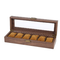 Uhrenbox für 6 Uhren Holz