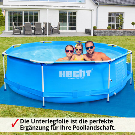 Untergrundplane / Unterlegfolie (309x309cm) für Pools.