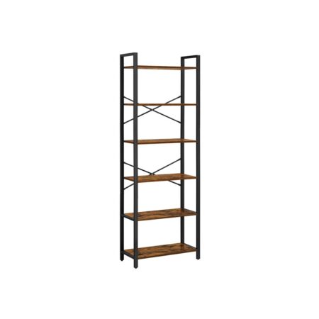 Vasagle Bücherregal Industrie Look 66x30x186cm