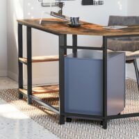 VASAGLE Industrie Look Eckschreibtisch