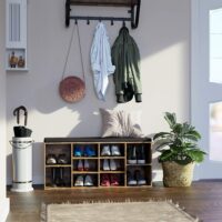 Vasagle Schuhregal Schuhbank Vintage Look