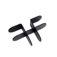 Metall Verbindungsstück schwarz für Akustik Trennwand 4-fach