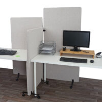 Metall Verbindungsstück schwarz für Akustik Trennwand 4-fach