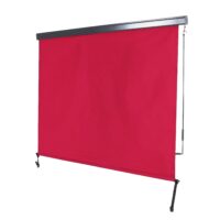 Vertikalmarkise außen bordeaux 250x180 cm mit UV-Schutz